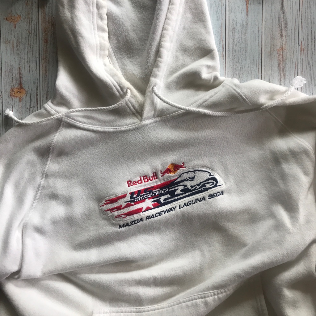 Laguna Seca Raceway White Sweatshirt A141